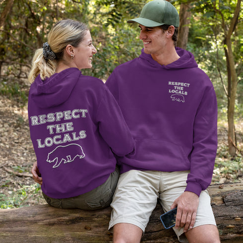 Respect The Locals Double Sided Hoodie